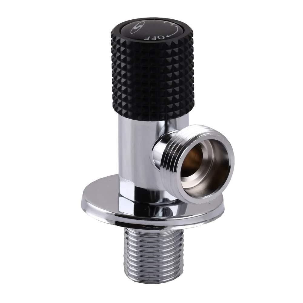 Кран угловой Solomon exclusive 1/2"х3/4" 989 Черный (417224)