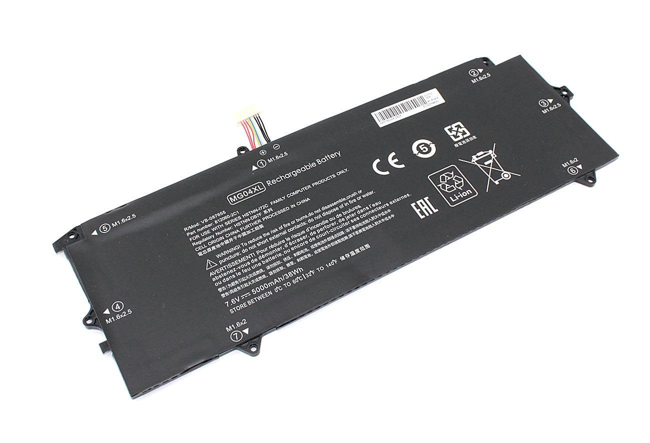 Аккумулятор для ноутбука HP MG04XL Elite x2 1012 G1 7.6V Black 5000mAh OEM