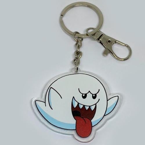 Брелок акриловый Бу Super Mario в подарочной уп. (3351)