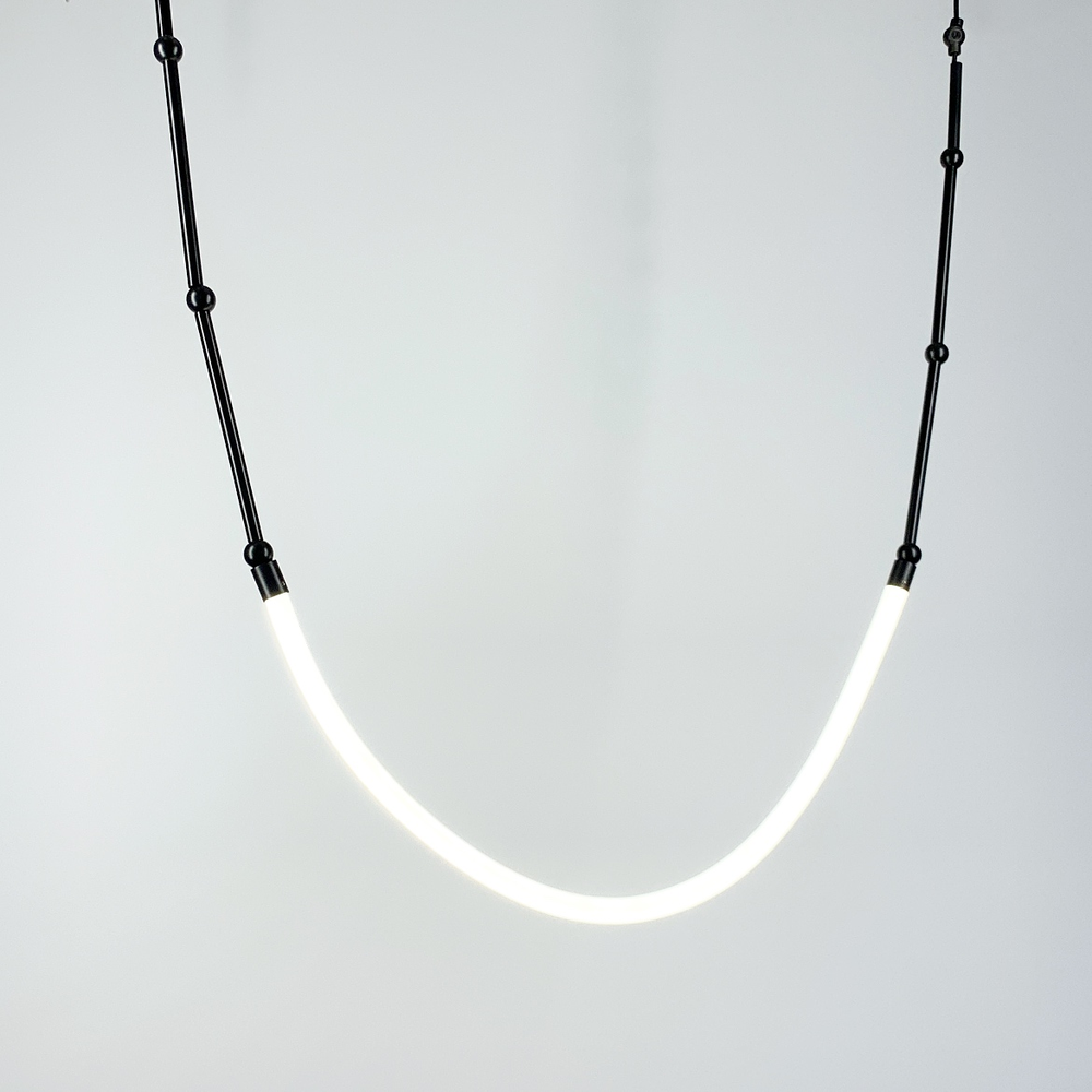 Светильник дизайнерский подвесной Led (MBJ 1-950х2000-1 BK)