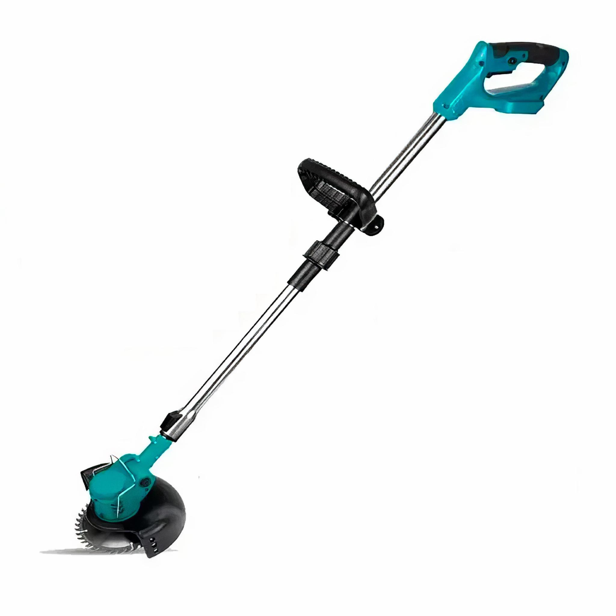 Газонокосилка беспроводная Electric Lawn Mower 2 аккумулятора 36V Зеленый