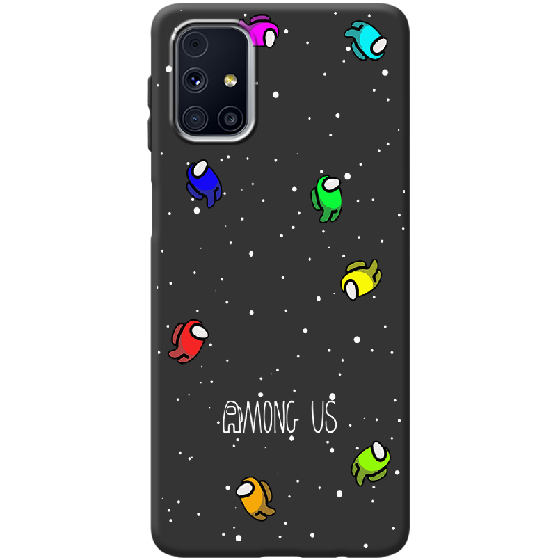 Чехол Boxface Samsung M317 Galaxy M31s Among Us Invisible Черный силикон (40942-bk76-42019)