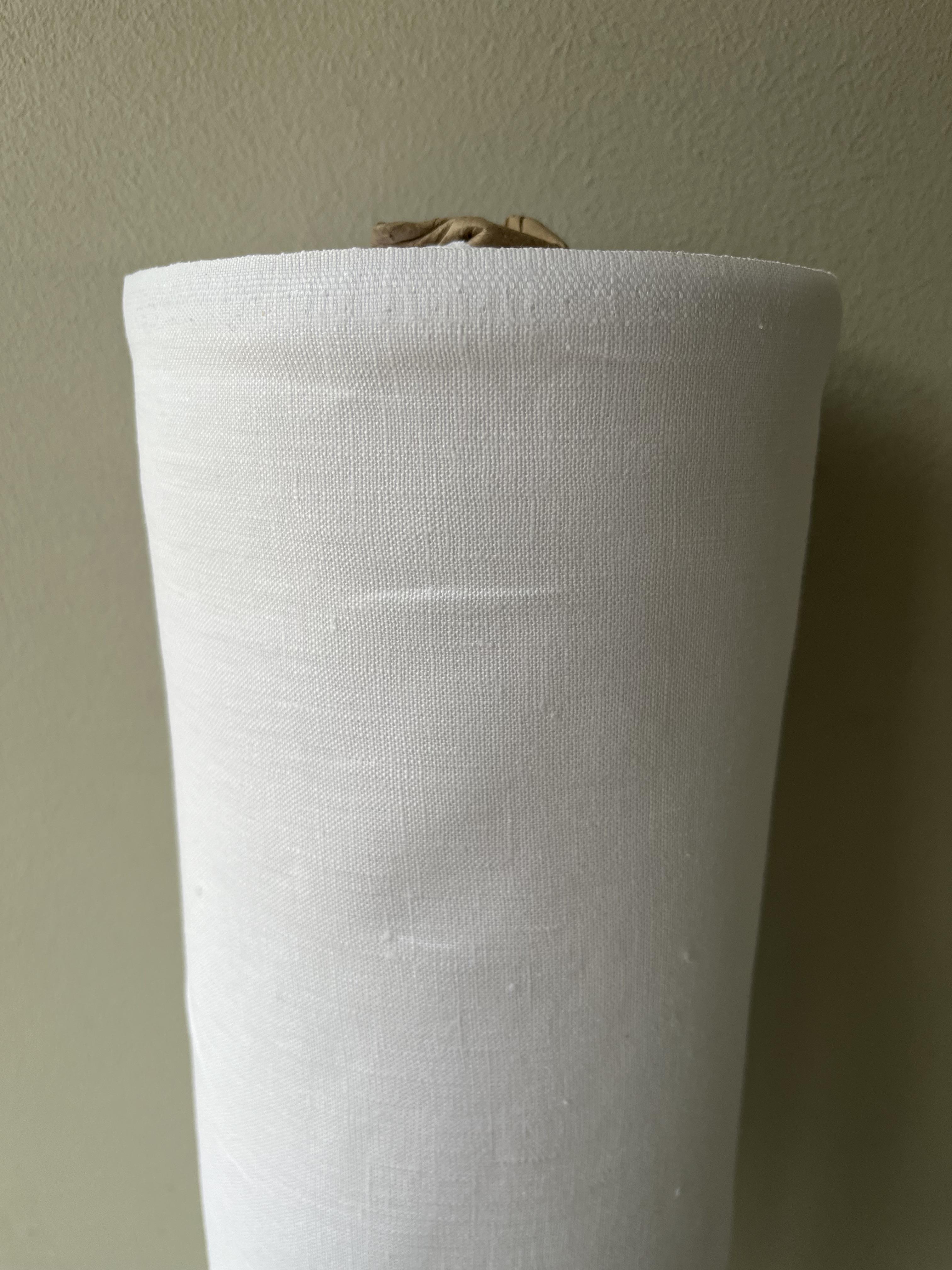 Тканина скатерна Linen Plus 100% льон 148 см 101 Білий - фото 1 Тканина скатерна Linen Plus 100% льон 148 см 101 Білий - фото 1