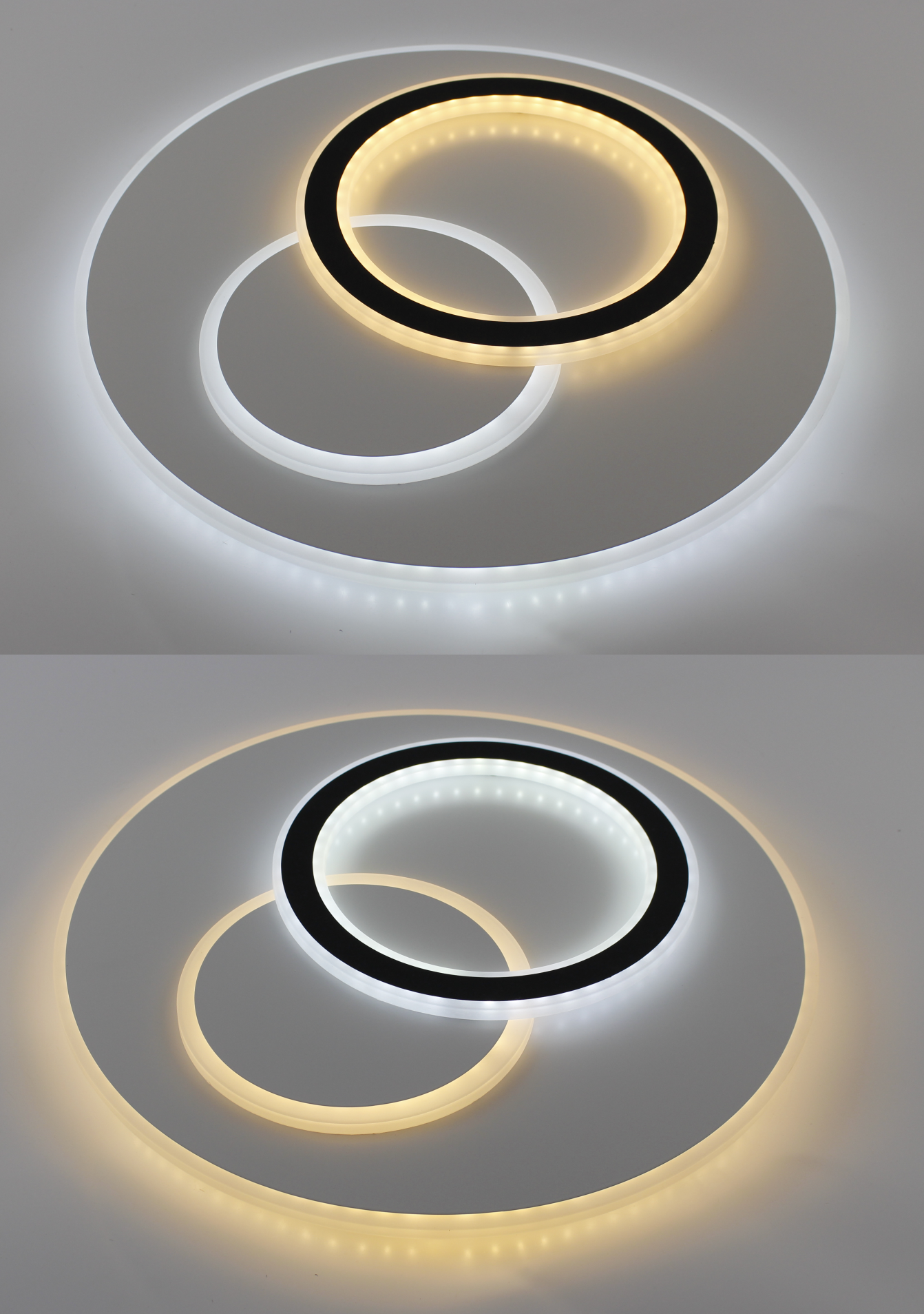 Люстра ESLLSE UNIVERSE R с пультом 80W 450x51 мм Белый (10403) - фото 4