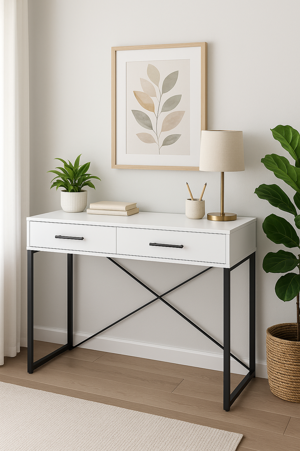 Столик туалетний LofTerno Head Asсet 1020x775x425 мм Білий діамант (AS13010000030) - фото 2 Столик туалетний LofTerno Head Asсet 1020x775x425 мм Білий діамант (AS13010000030) - фото 2