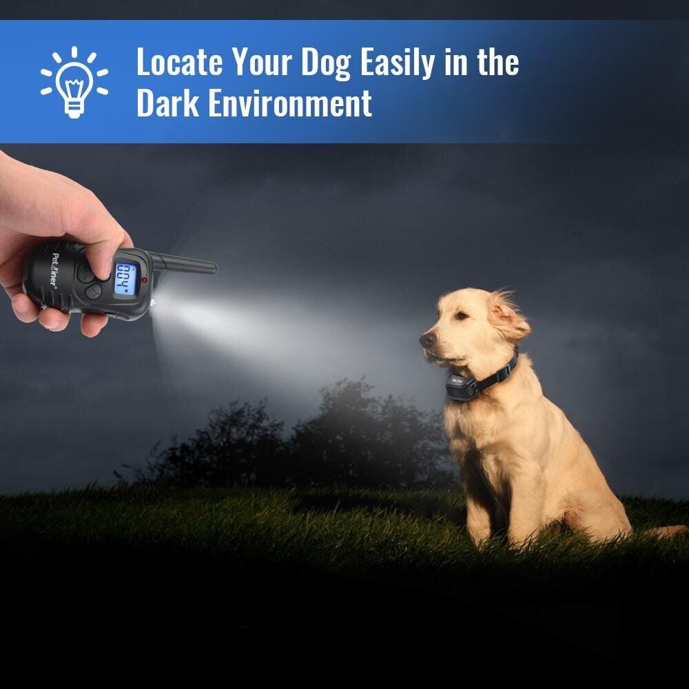 Нашийник для собак Petrainer електронний Чорний (PET998DR) - фото 6 Нашийник для собак Petrainer електронний Чорний (PET998DR) - фото 6