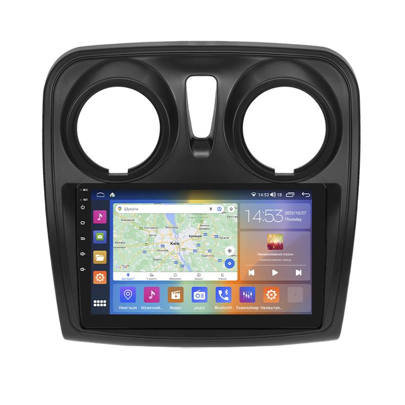 Автомагнітола штатна Lesko Prime для Renault Dokker I 2012- р. CarPlay/4G/Wi-Fi/GPS 4/64 GB 9" (9831-48756)