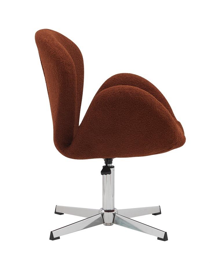 Крісло Сван букле Коричневий (swanbr) - фото 2 Крісло Сван букле Коричневий (swanbr) - фото 2