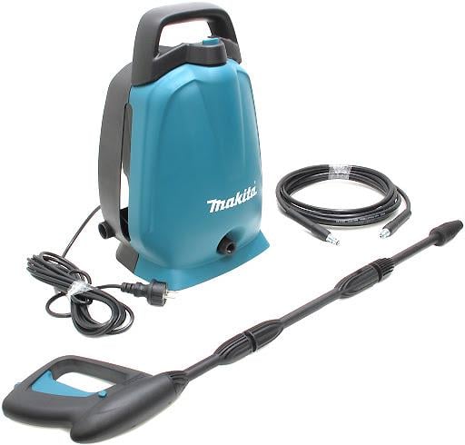 Мойка высокого давления Makita HW102 (1300Вт, 100 бар) Мини-мойка с телескопической ручкой (4442) Мойка высокого давления Makita HW102 (1300Вт, 100 бар) Мини-мойка с телескопической ручкой (4442)