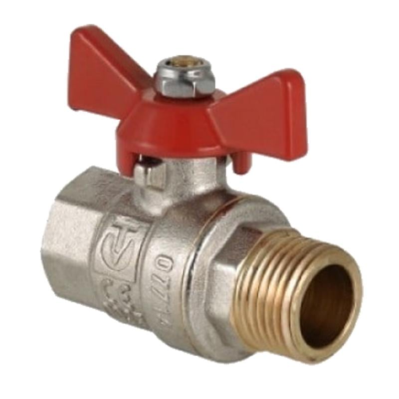 Кран-бабочка водяной Karro ВЗ 1/2 Красный (TU-21564) Кран-бабочка водяной Karro ВЗ 1/2 Красный (TU-21564)