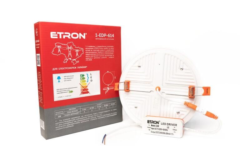 Світильник світлодіодний Etron Decor 1-EDP-614 24 Вт 5000 К ІР20 круг - фото 2