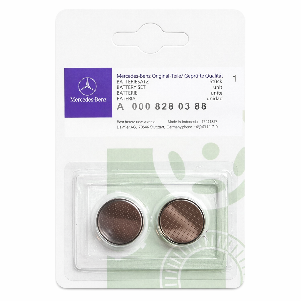 Батарейка Panasonic CR2025 для ключа Mercedes 3V A0008280388 2 шт.