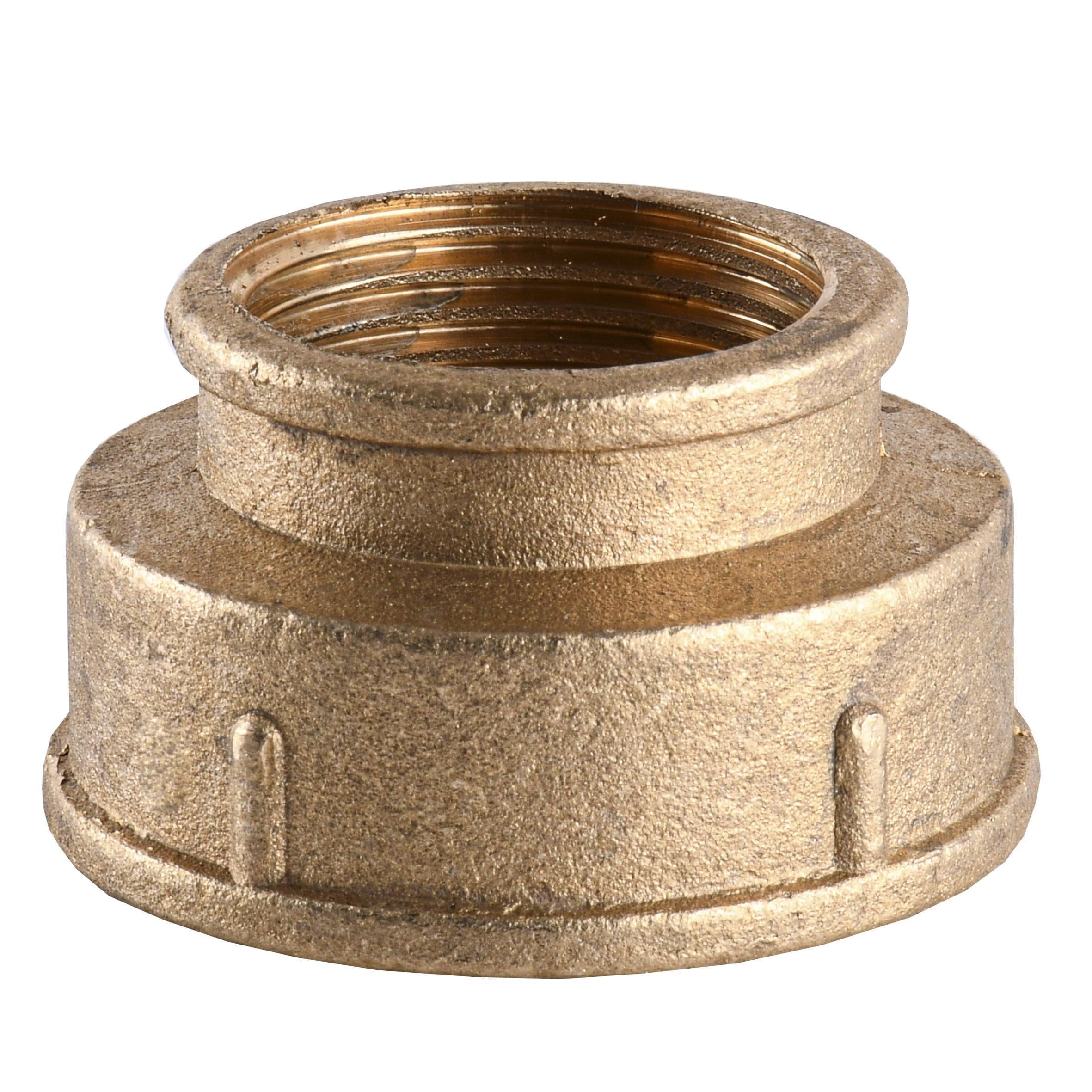 Муфта редукционная латунная 1 1/2"ВР х 1"ВР литейная 309Б (000012378)