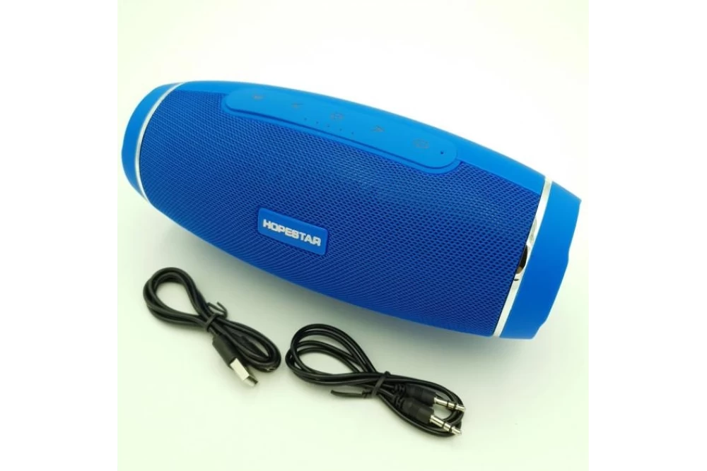 Колонка беспроводная портативная HOPESTAR H27 Bluetooth Blue (373757) - фото 1