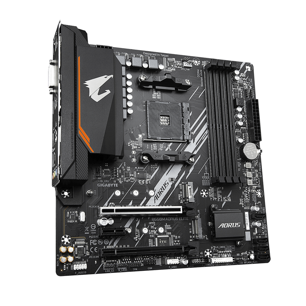 Материнская плата Gigabyte B550M AORUS ELITE (13103549) - фото 2