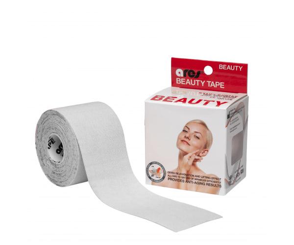 Тейп для обличчя Кінезіологічний Ares Beauty Tape White - фото 2