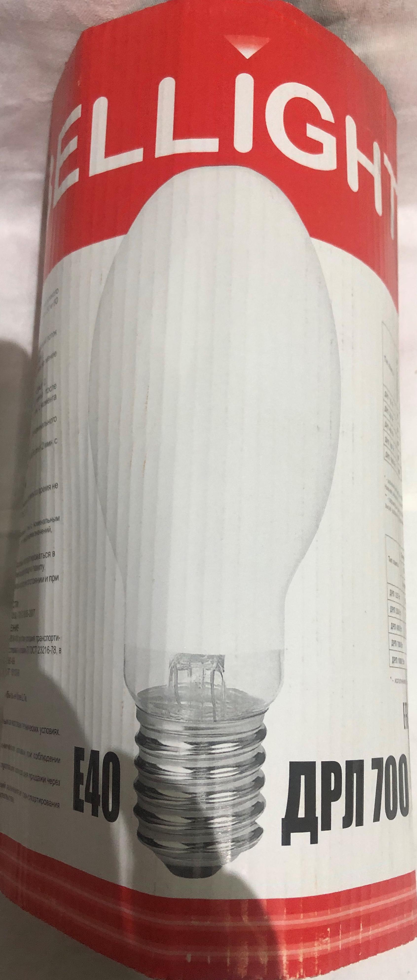 Лампа газоразрядная ртутная Bellight ДРЛ 700 Вт E40 - фото 2 Лампа газоразрядная ртутная Bellight ДРЛ 700 Вт E40 - фото 2