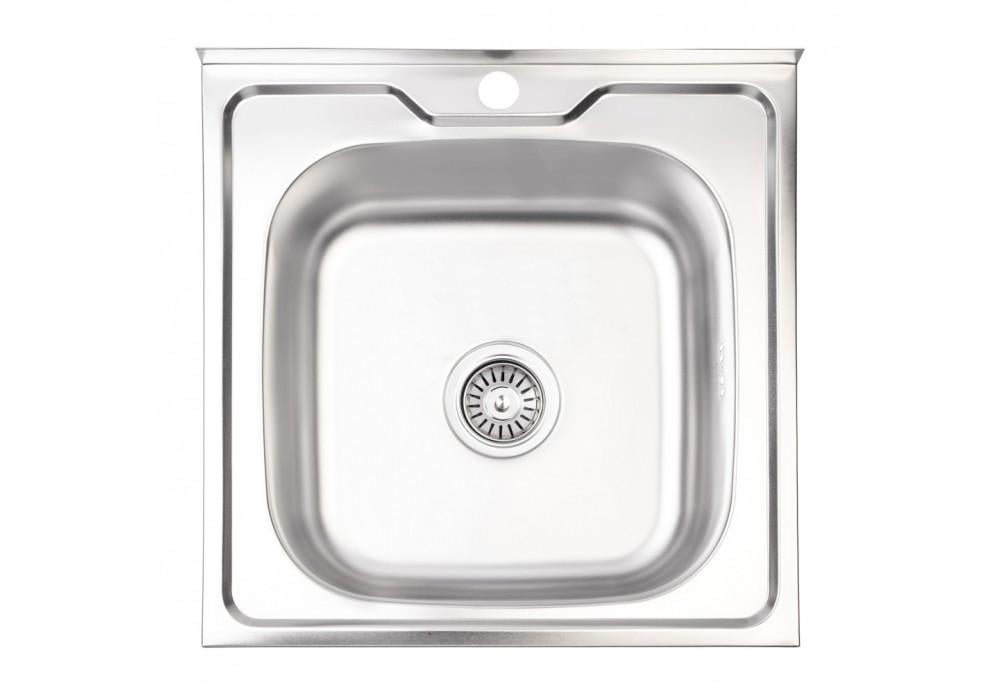 Кухонная мойка Lidz 5050 0,8 мм Satin (LIDZ5050SAT8)
