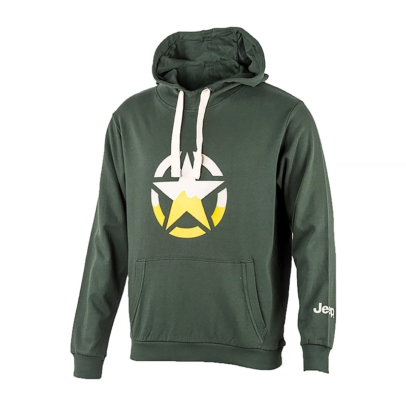 Худі чоловіче JEEP HOODED SWEATSHIRT STAR L Хакі (O102568-E849 L)