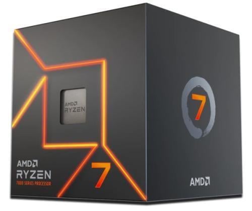 Процессор AMD AM5 Ryzen 7 7700 Box 8x3.8 ГГц Turbo Boost 5.3 ГГц Radeon Graphics L3 32Мб Zen 4 5 нм TDP 65 Вт
