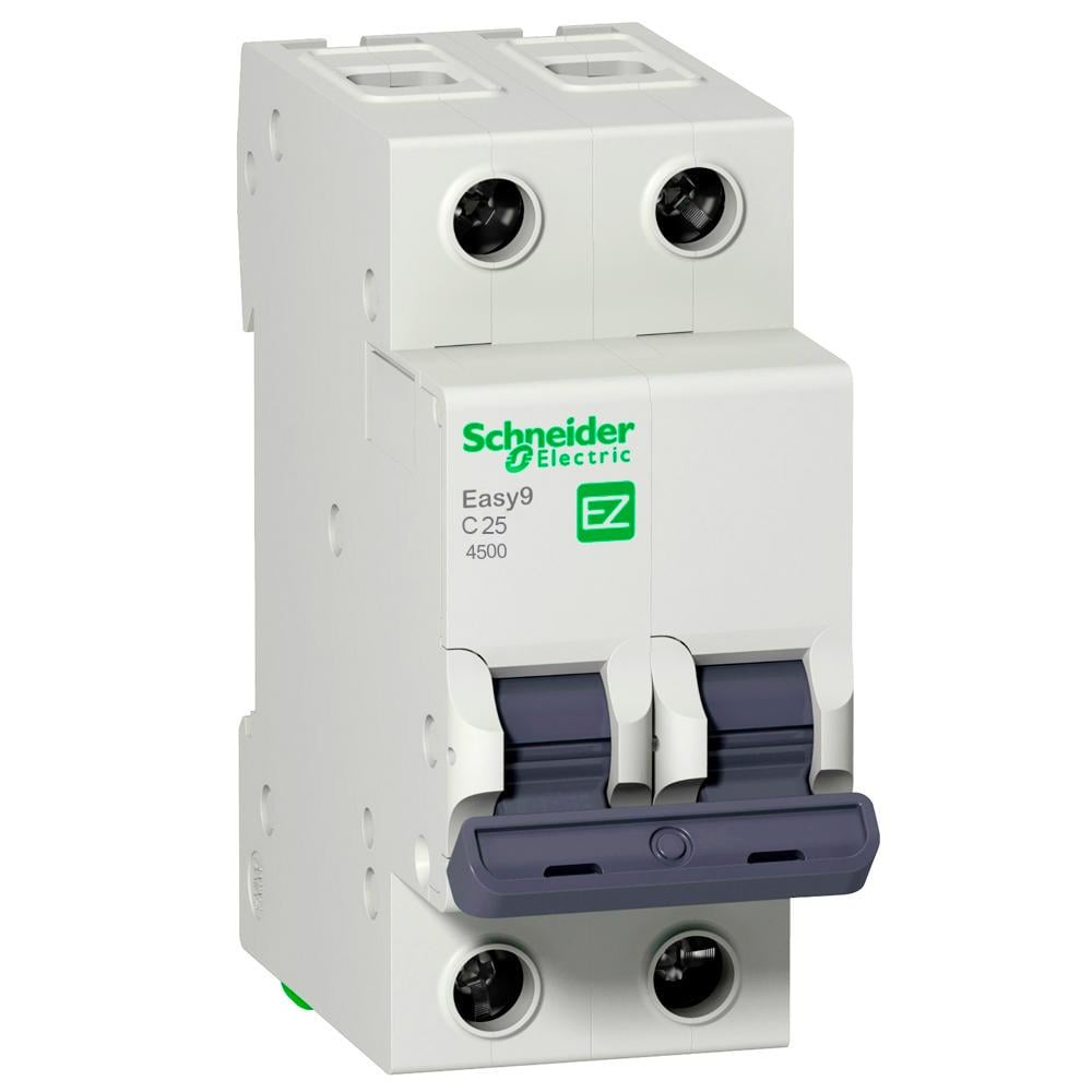 Автоматический выключатель Schneider electric EZ9 2p 25A C Easy 9 (EZ9F34225)