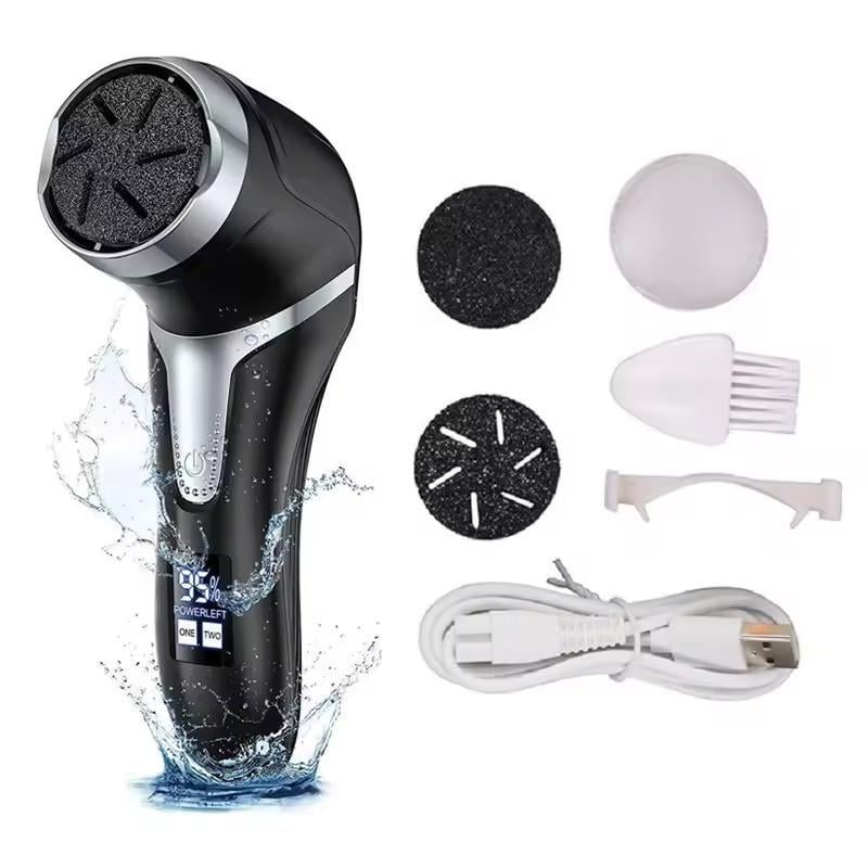 Пилка-пемза для п'ят REMOVER Callus MT-510 з LCD-дисплеєм 1200 мА/год 2 режими вологозахист Black - фото 2
