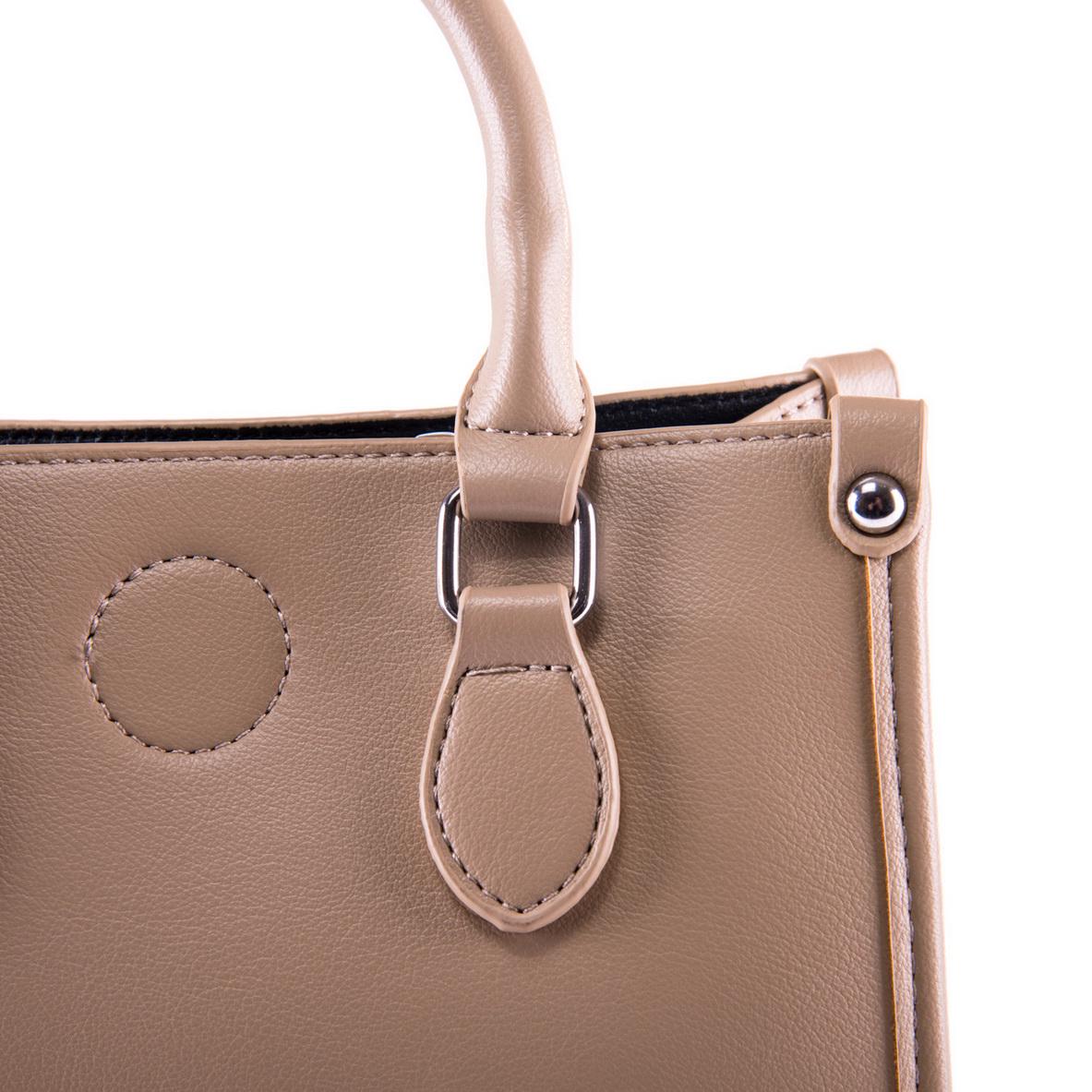 Женская сумочка Fashion 6118 Беживый - фото 4 Женская сумочка Fashion 6118 Беживый - фото 4