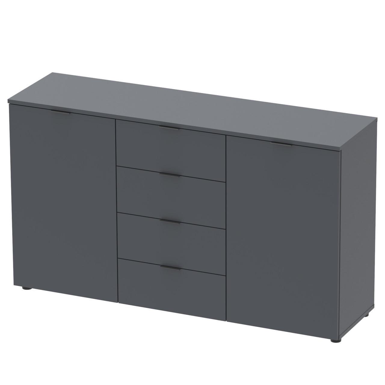 Комод в гостиную Doros Рон 6 120х38х100 см Графит (DRS-011303) - фото 7 Комод в гостиную Doros Рон 6 120х38х100 см Графит (DRS-011303) - фото 7