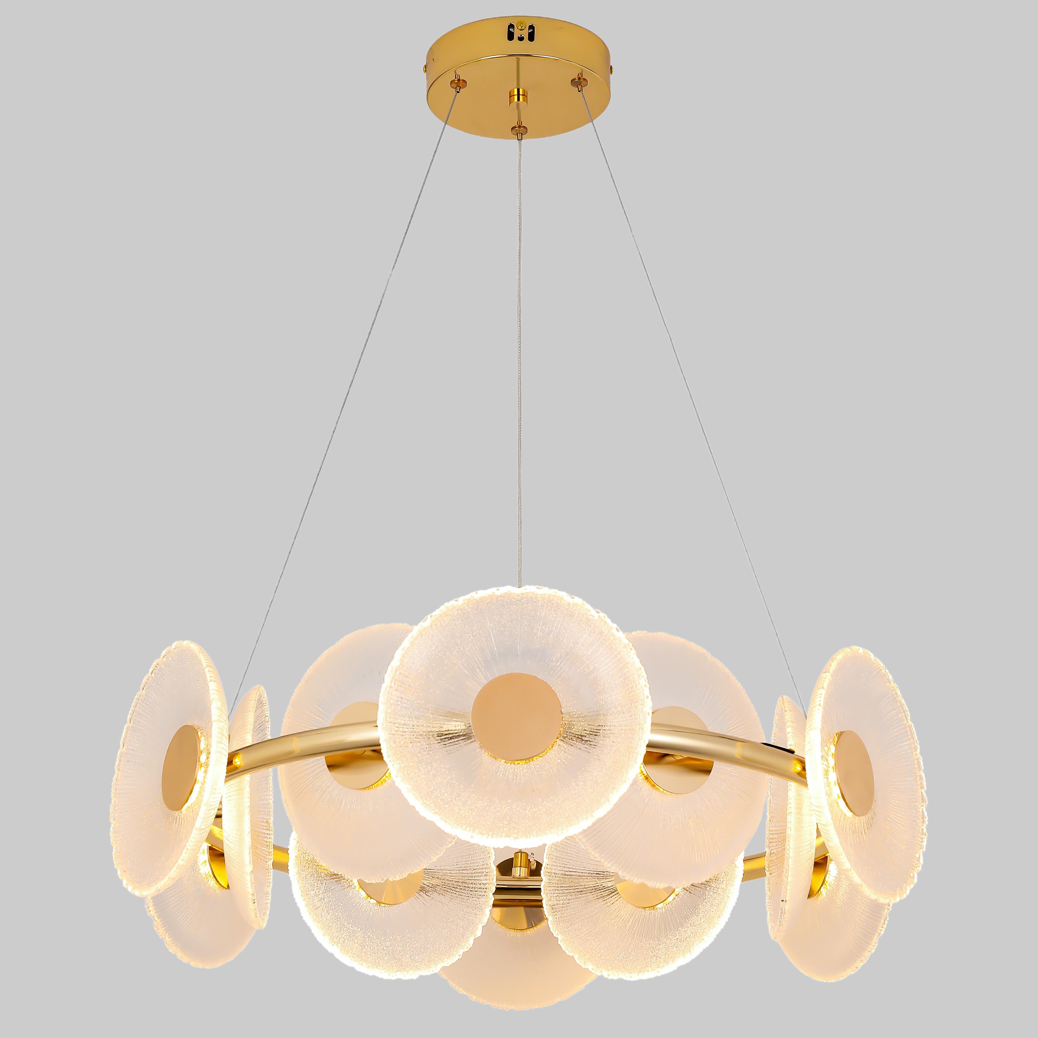 Люстра подвесная Blossom 25W 57 см Gold (803-6103-12led (600) FGD)