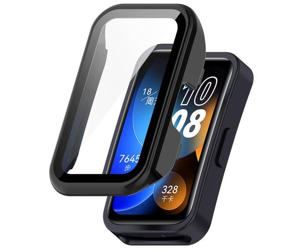 Чохол із захисним склом Protective Cover with Glass для Huawei Band 8/Band 9 Чорний