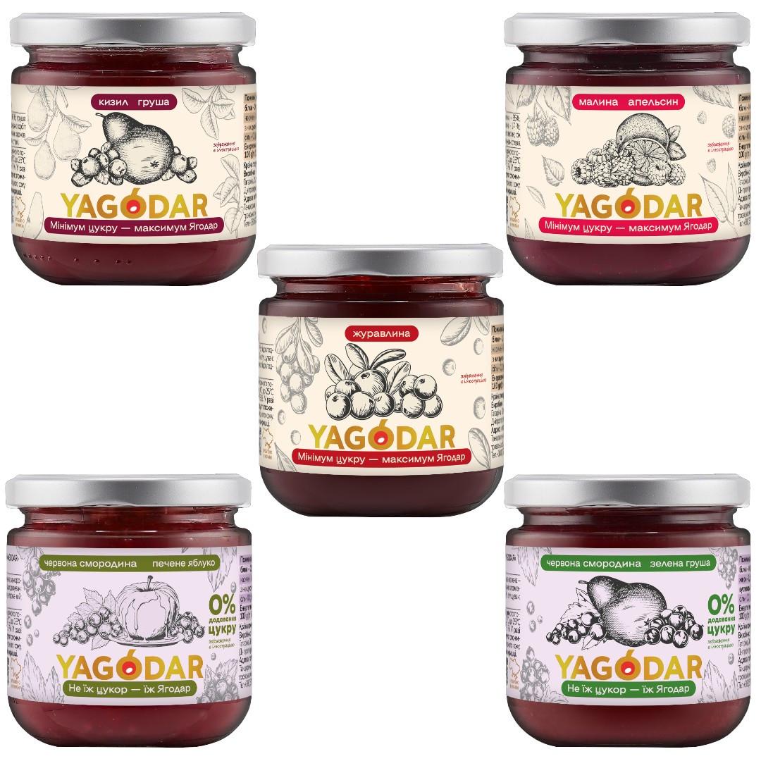 Подарочный набор Ягодар джемы и соусы для мяса 13 шт. (2443936531) - фото 4