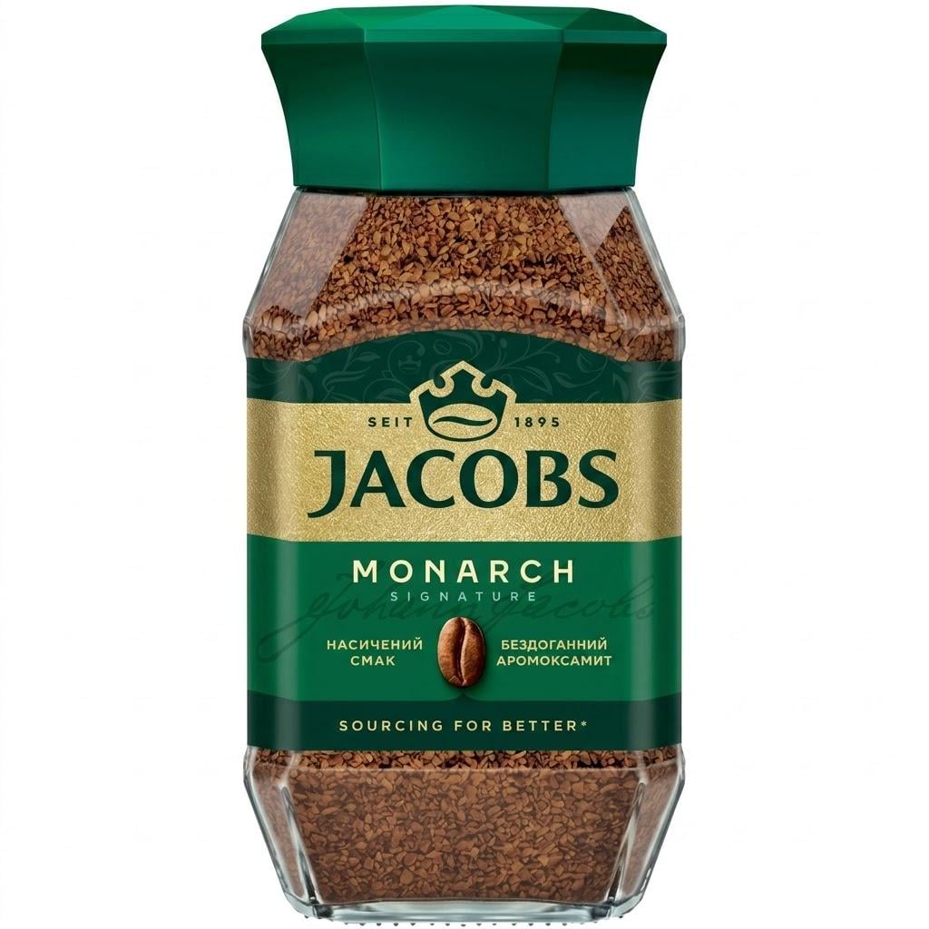 Кофе растворимый Jacobs Monarch 95 г банка (jac2002)