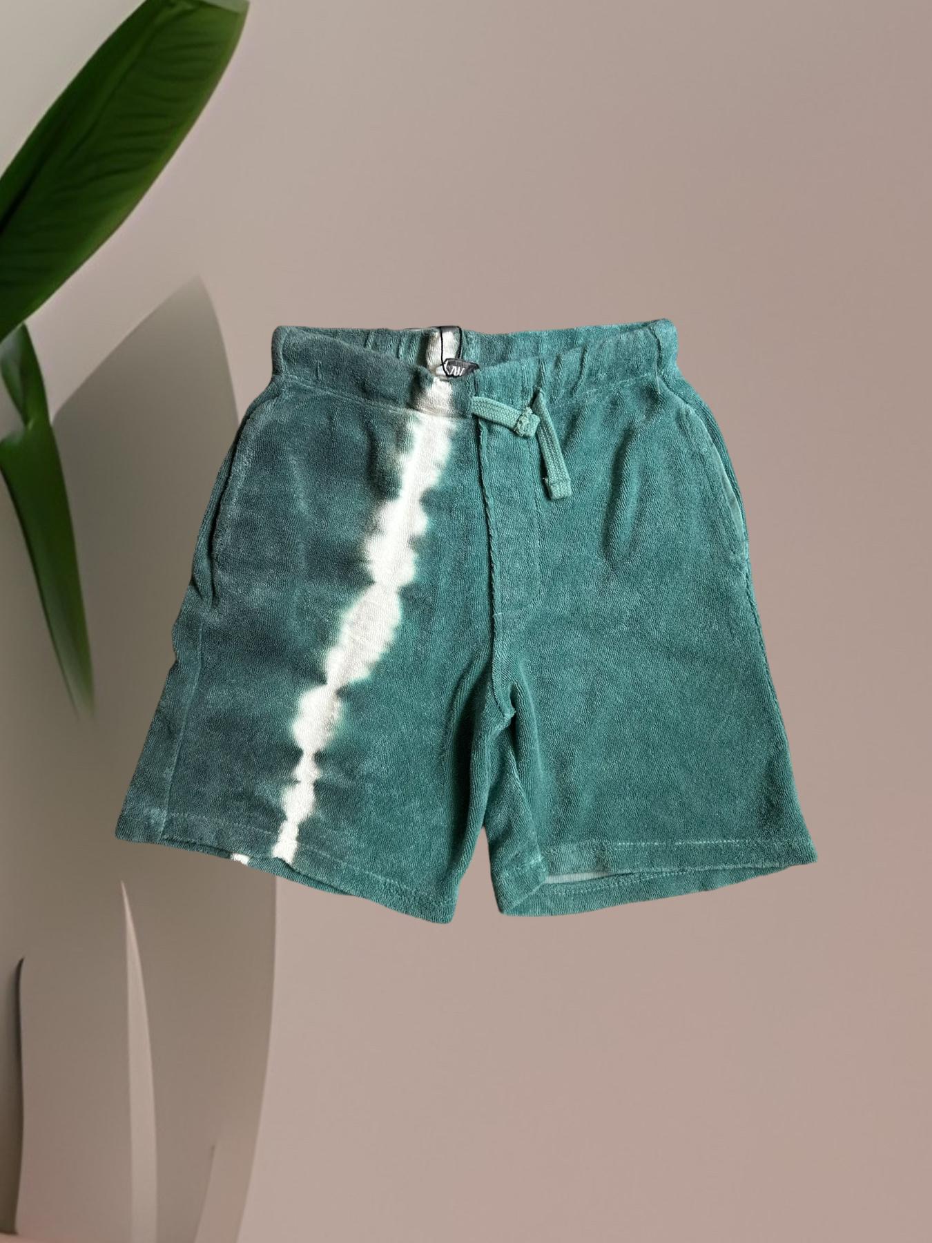 Шорты Zara 7 лет 122 см Зеленый