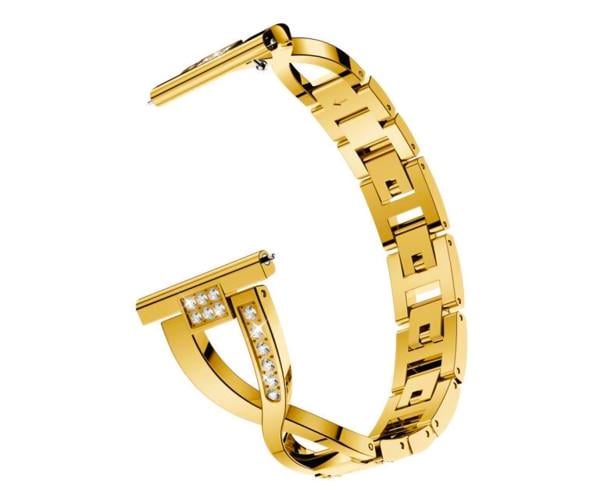 Ремінець металевий Diamond Glamour для Samsung Galaxy Watch 7 20 мм Золотий Ремінець металевий Diamond Glamour для Samsung Galaxy Watch 7 20 мм Золотий