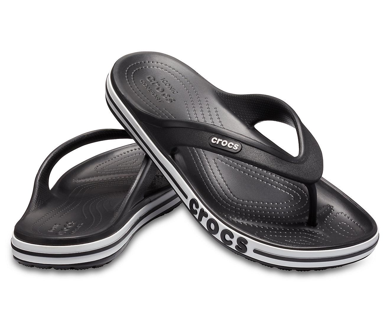 В'єтнамки Crocs Bayaband Flip M9W11 р. 42 27 см Чорний (205393) - фото 3
