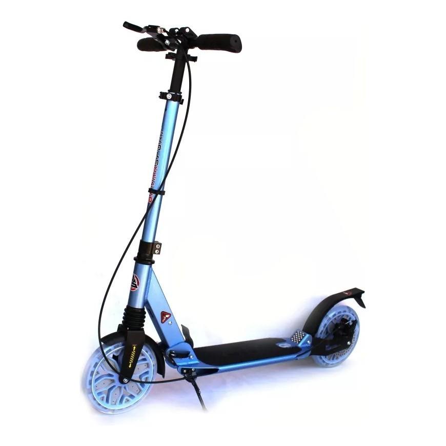 Самокат городской Bavar Sport с двумя амортизаторами Синий (476644)