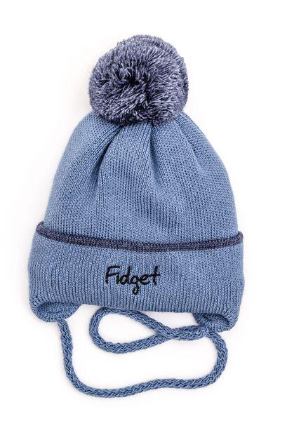 Шапка дитяча для хлопчиків Малюк D844 бавовна 42-46 см Блакитний