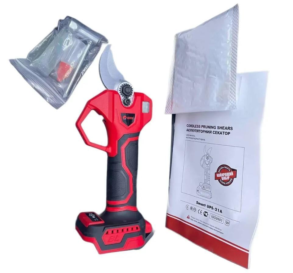 Секатор аккумуляторный EDON UPS-21 без аккумуляторов и зарядных устройств в кейсе (26182177)