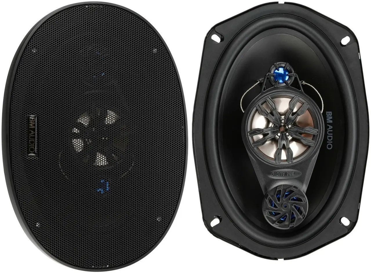 Автоакустика четырехполосная BOSCHMANN BM Audio JX-9688 500W 6x9 см (23275498)