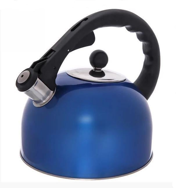 Чайник Rainberg RB-625 со свистком 3 л Синий Чайник Rainberg RB-625 со свистком 3 л Синий