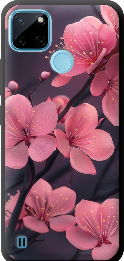 Чехол на Realme C21Y Пурпурная сакура (6075b-2472-42517)