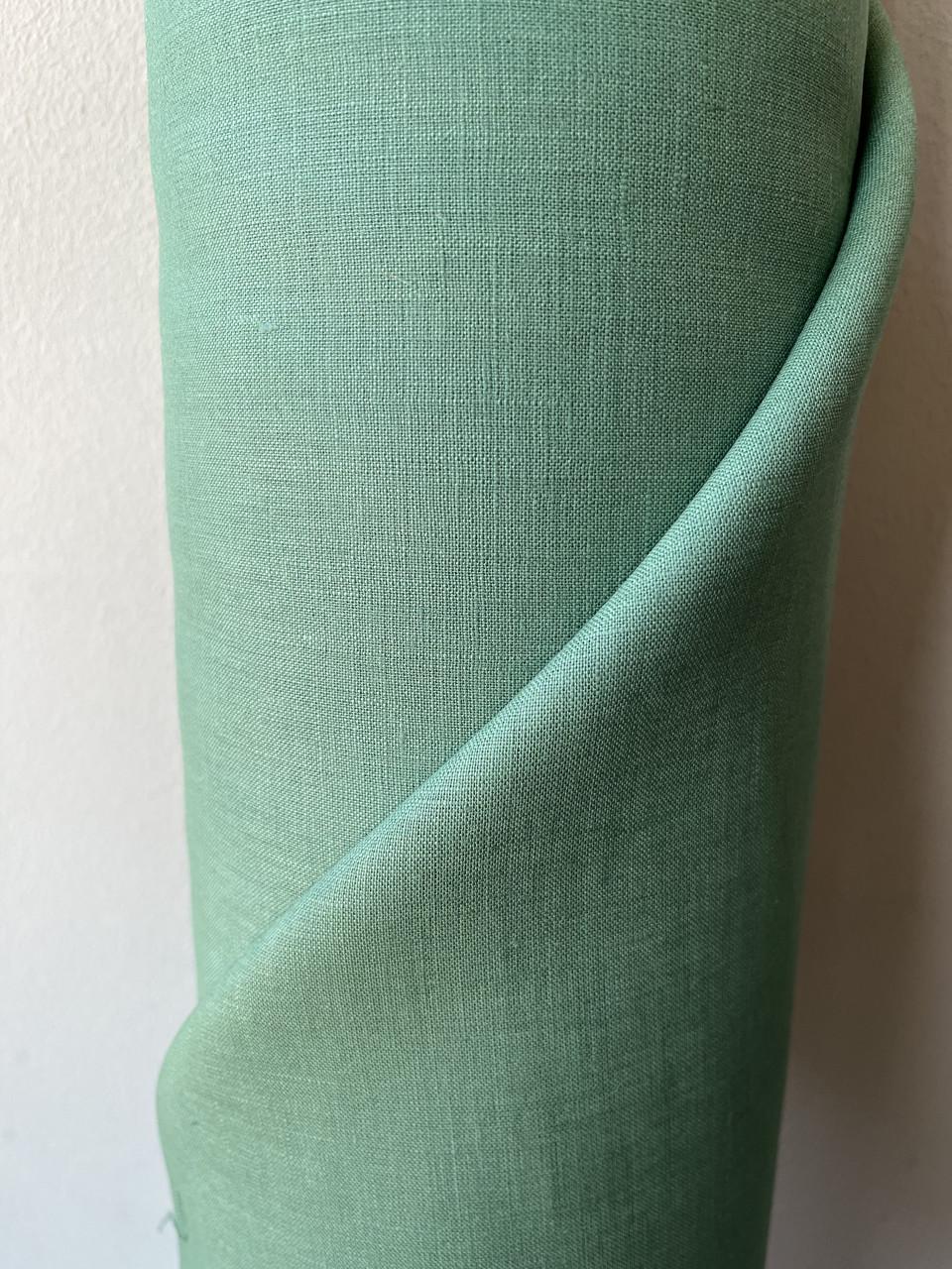 Ткань LINEN PLUS 100% лен 143 см 1621 Зеленый - фото 2 Ткань LINEN PLUS 100% лен 143 см 1621 Зеленый - фото 2
