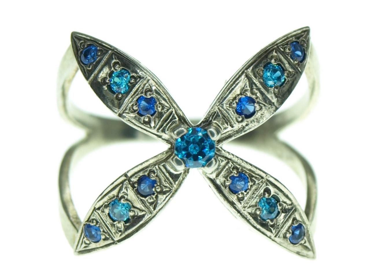 Каблучка зі срібла зі фіанітом карат 0,51 проба 925 3,70 г р. 18,5 (2101850098)