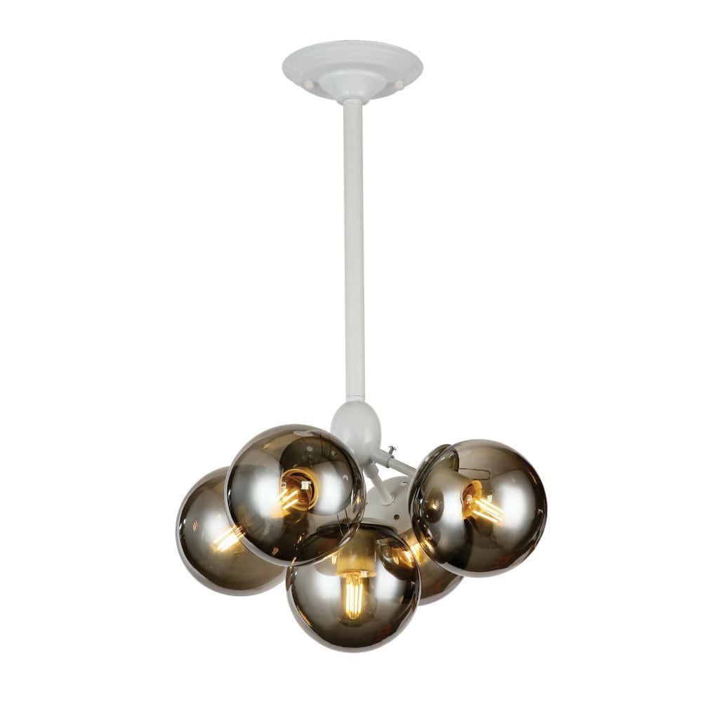 Люстра 756PL385-5 WH+BK (2422745390)