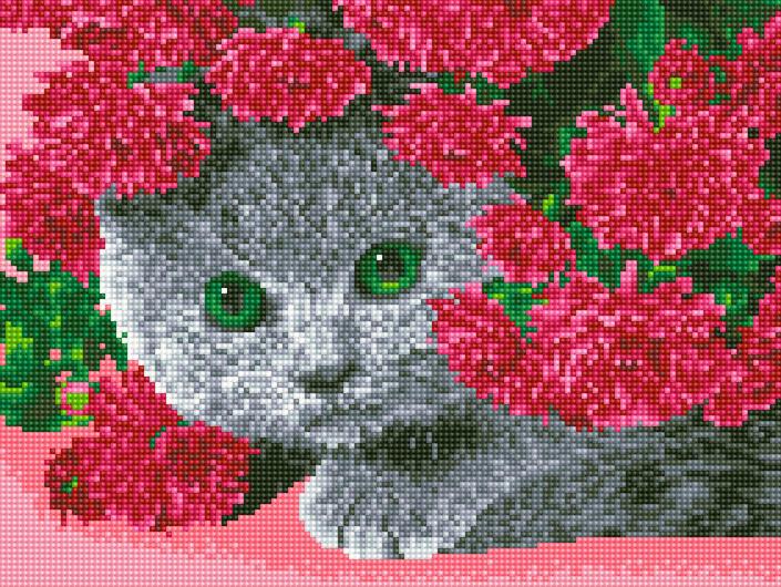 Алмазная мозаика Rainbow Art Британец в цветах 30x40 см (EJ1218)
