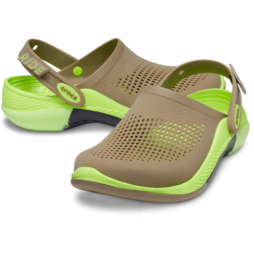 Сабо Crocs LiteRide 360 Ombre Marbled р. 42-43 Хакі (19223)