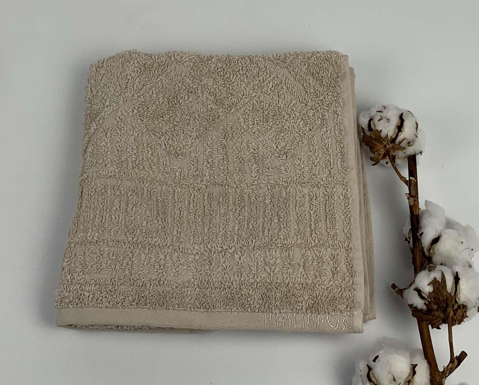 Полотенце Philippus Platinum Cotton Manila E991 50x90 см Бежевый (CN30970)