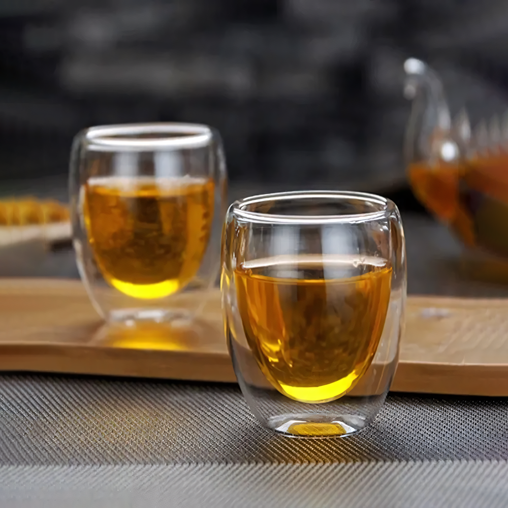 Стеклянный стакан Идеалист с двойным дном для горячих и холодных напитков 200 мл - фото 8 Стеклянный стакан Идеалист с двойным дном для горячих и холодных напитков 200 мл - фото 8