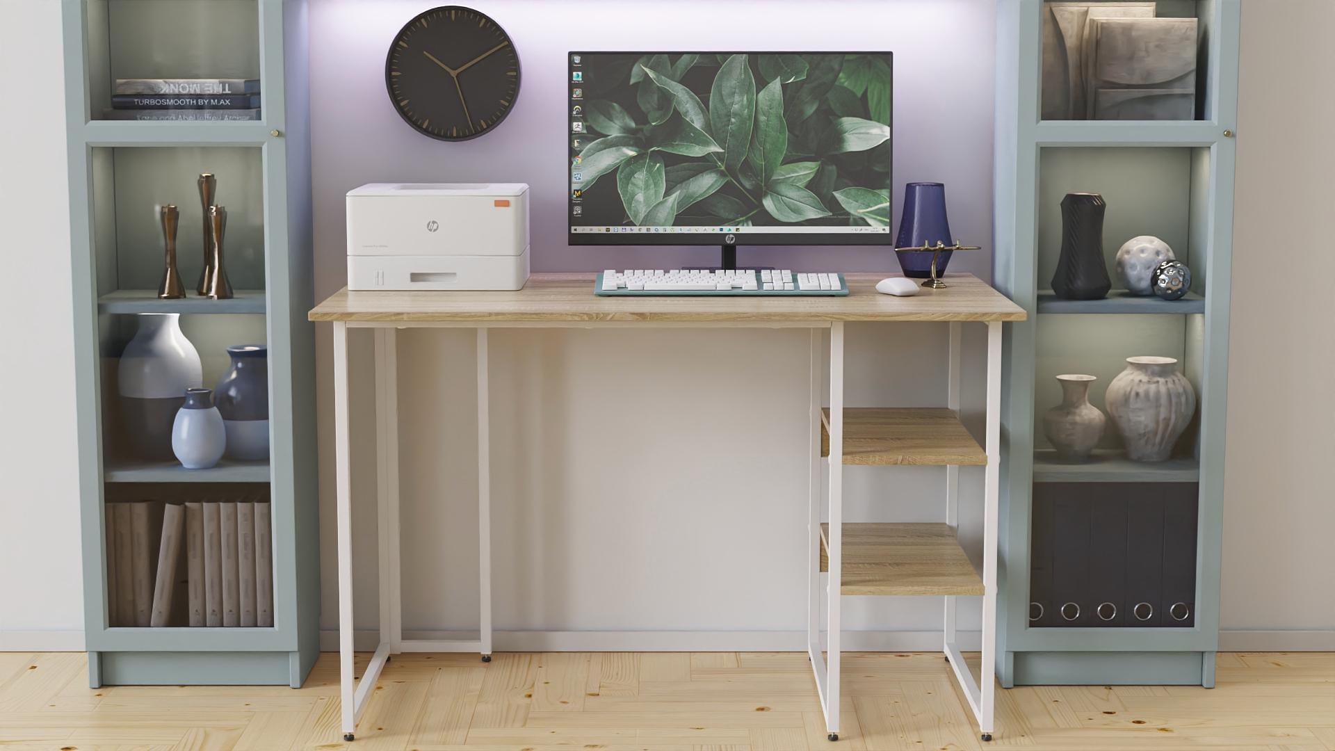 Стол компьютерный Ferrum-decor Кевин ДСП 16 мм 75x120x70 см Белый/Дуб Сонома (FRD-101278) Стол компьютерный Ferrum-decor Кевин ДСП 16 мм 75x120x70 см Белый/Дуб Сонома (FRD-101278)