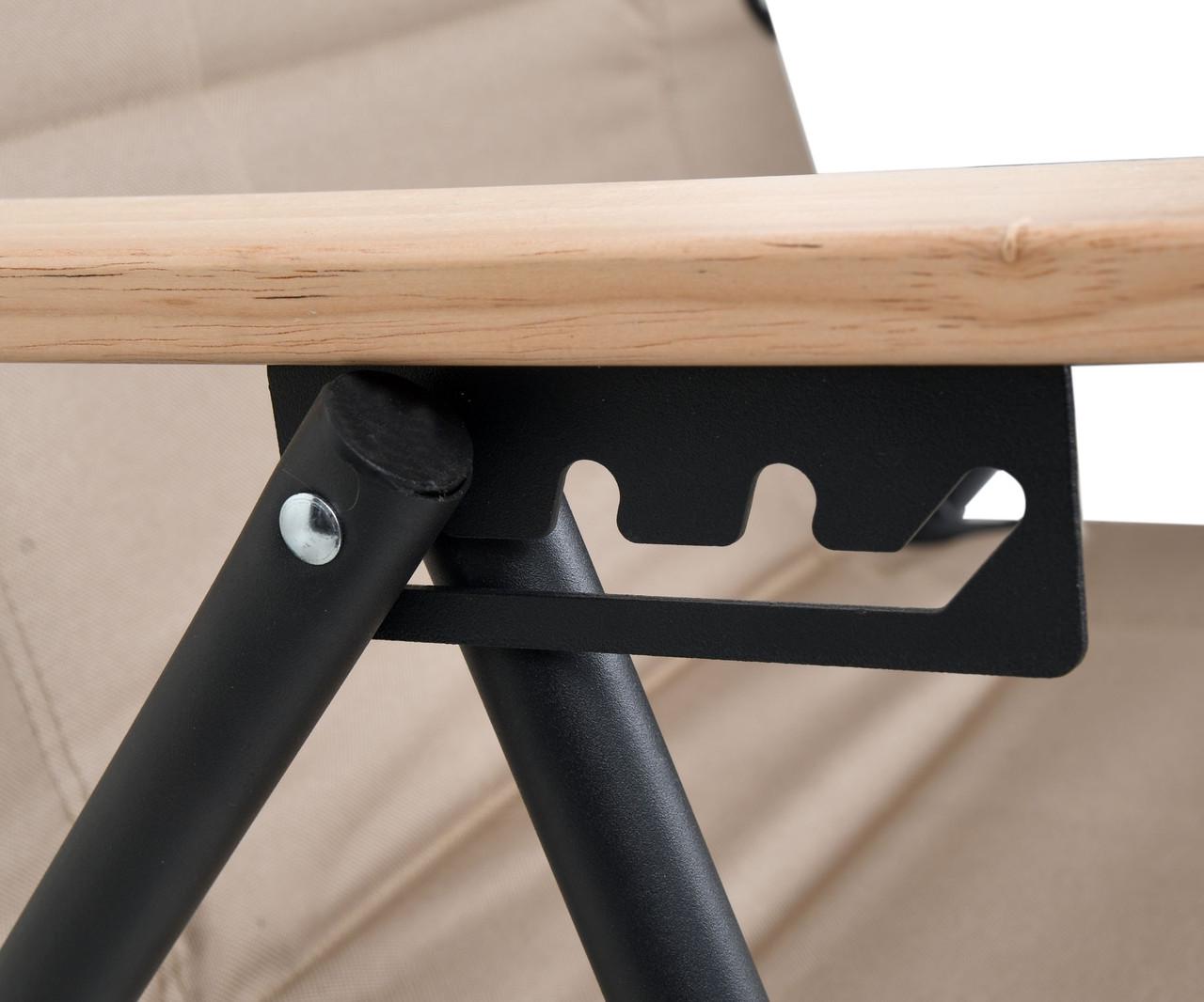 Кресло туристическое раскладное Forrest Optima+ Folding Comfort Chair Beige XL (2564400398) - фото 5 Кресло туристическое раскладное Forrest Optima+ Folding Comfort Chair Beige XL (2564400398) - фото 5